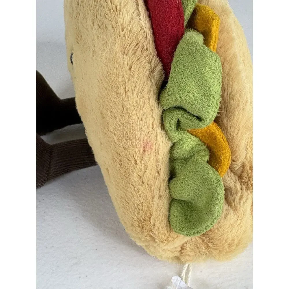 Jellycat London Amuseables Taco Small Soft Food Plush Collectible Toy